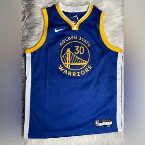 NEW Nike Swingman Stephen Curry Golden State Warriors Kids Youth Jersey L